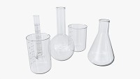 Laboratory Glassware Flasks Measuring Cups