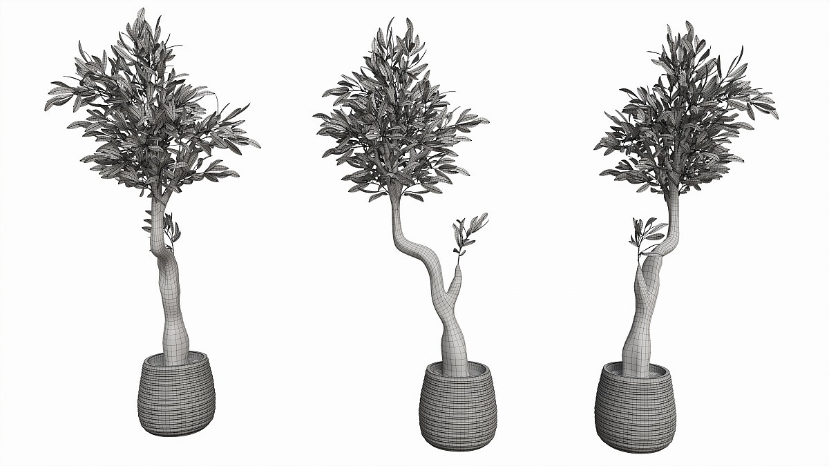 Artificial Olive Tree with Plantpot