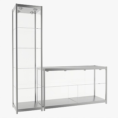 Glass Tower Display Case