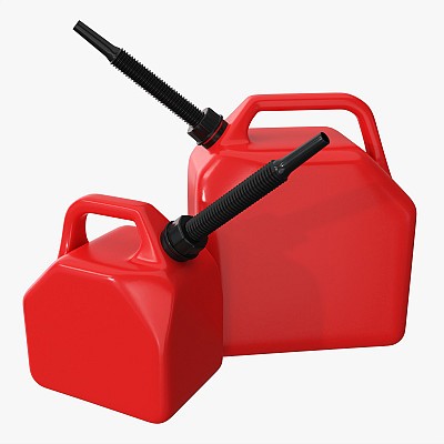 Plastic gas canister set