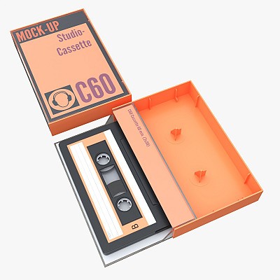 Audio cassette with cover