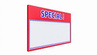 Store special sign card