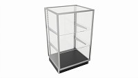 Store Glass Shelf Showcase Low