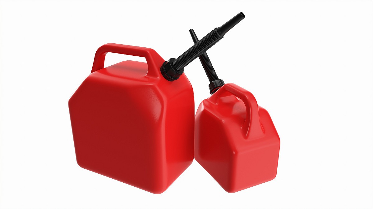 Plastic gas canister set