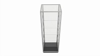 Store Glass Shelf Showcase Tall