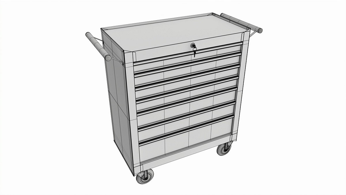 Toolbox cabinet trolley cart