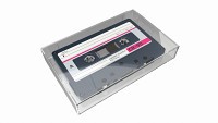 Audio cassette with cover 01
