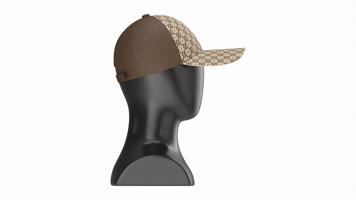 Store display mannequin head with Baseball cap