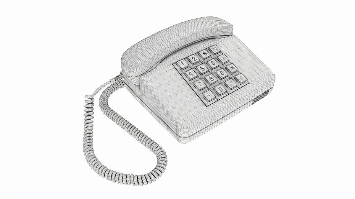 Table touch-tone telephone