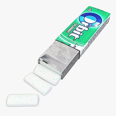 Chewing Gum Pack Opened