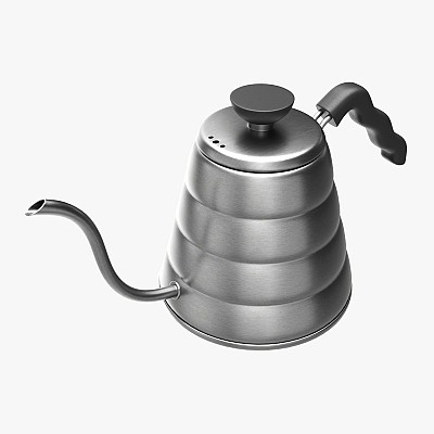 Steel drip pouring kettle