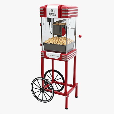 Popcorn Cart on Wheels