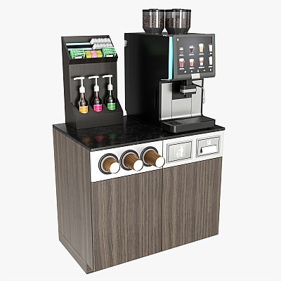 Coffee bar cabinet 02