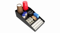 Coffee and tea station organizer small