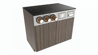 Coffee station bar cabinet furniture commercial industrial 01