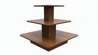 Three Tier Square Table