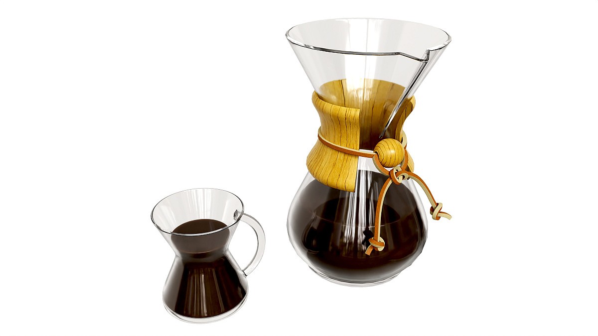 Pour-Over Coffeemaker with Glass