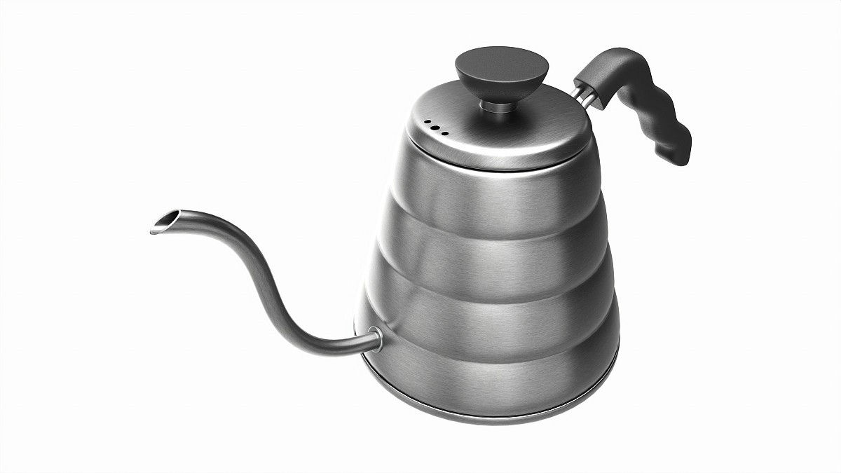 Steel drip pouring kettle