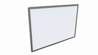 Magnetic dry erase white board