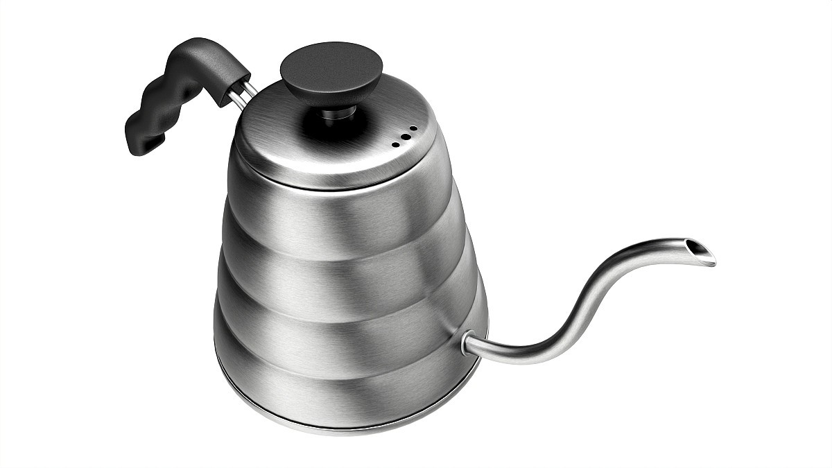 Steel drip pouring kettle