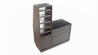 Coffee station bar cabinet commercial industrial