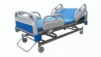 Medical Adjustable Five Functions Hospital Bed with Matress
