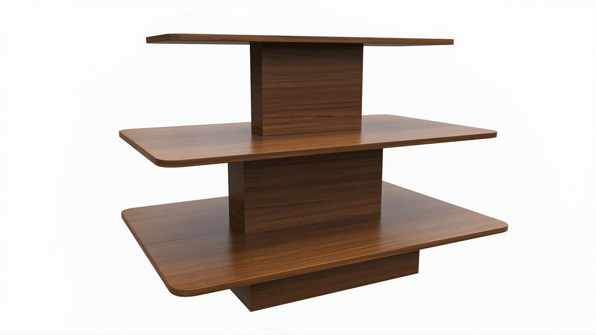 Three Tier Rectangle Table