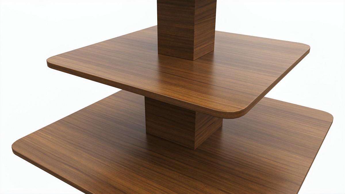 Three Tier Square Table