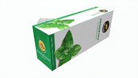 Peppermint Tea Paper Box With Tea Bags