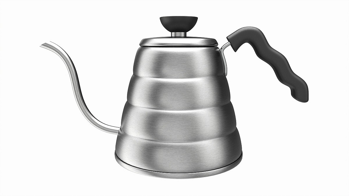 Steel drip pouring kettle