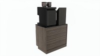 Coffee station bar cabinet furniture commercial industrial 02