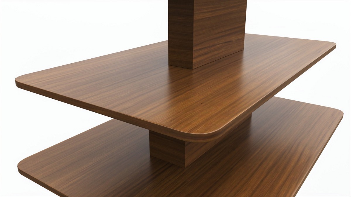 Three Tier Rectangle Table