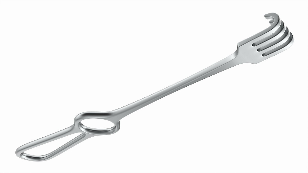 Operating Volkman Retractor Surgical Instrument