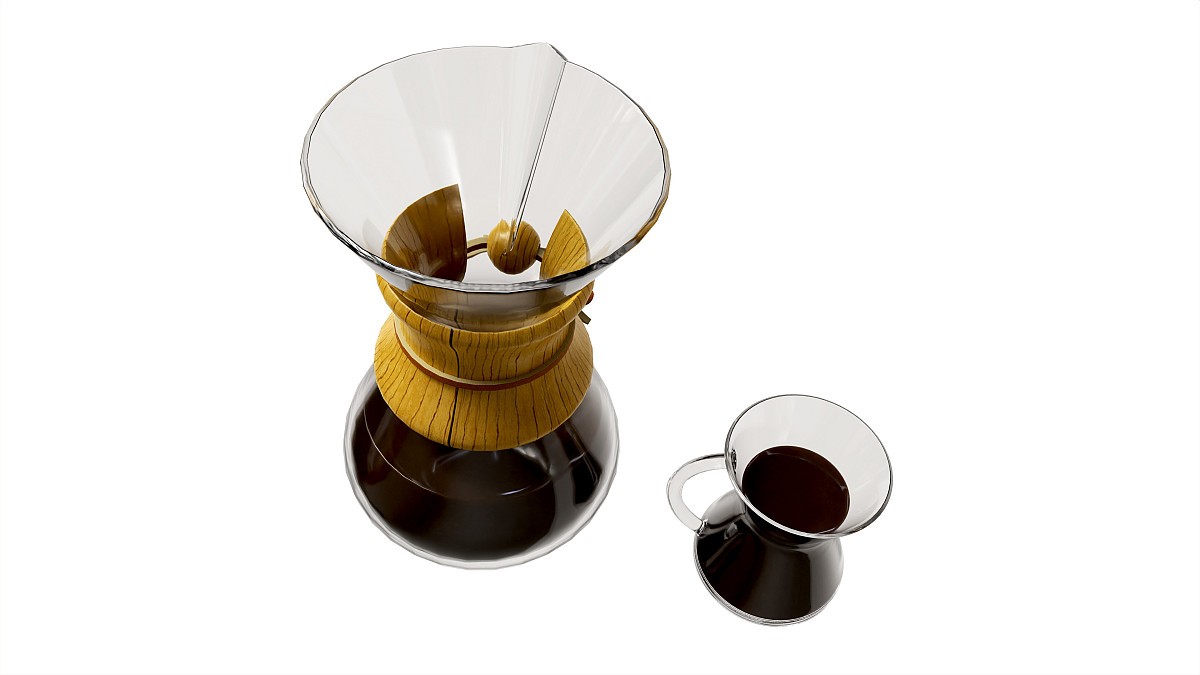 Pour-Over Coffeemaker with Glass