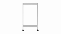 Stainless Steel 2 Shelf Medical Instrument Trolley