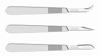 Scalpel handle and blade