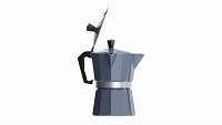 Classic stovetop espresso coffee maker