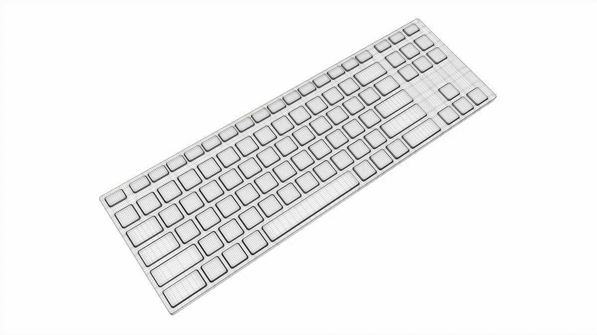 Wireless Keyboard Reduced Black