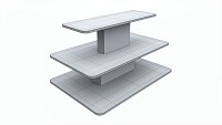 Three Tier Rectangle Table