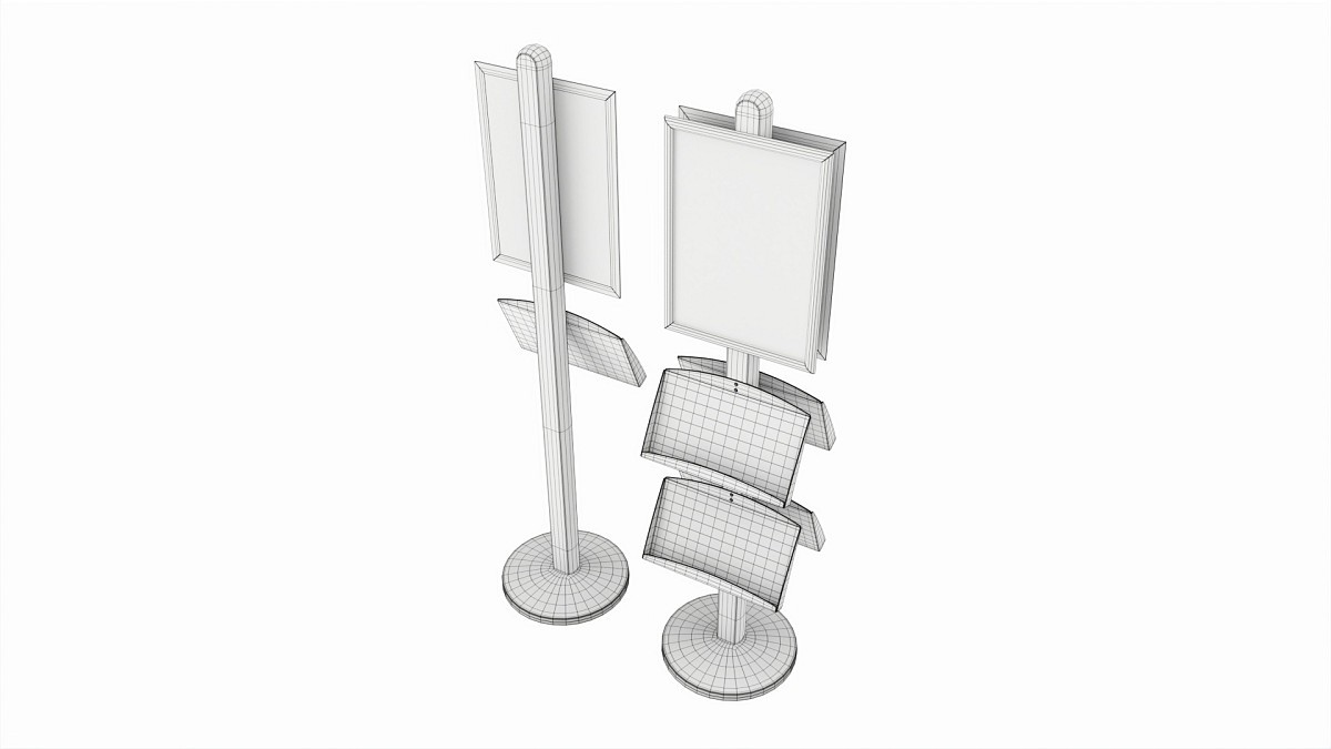 Poster Stand and Literature Holder