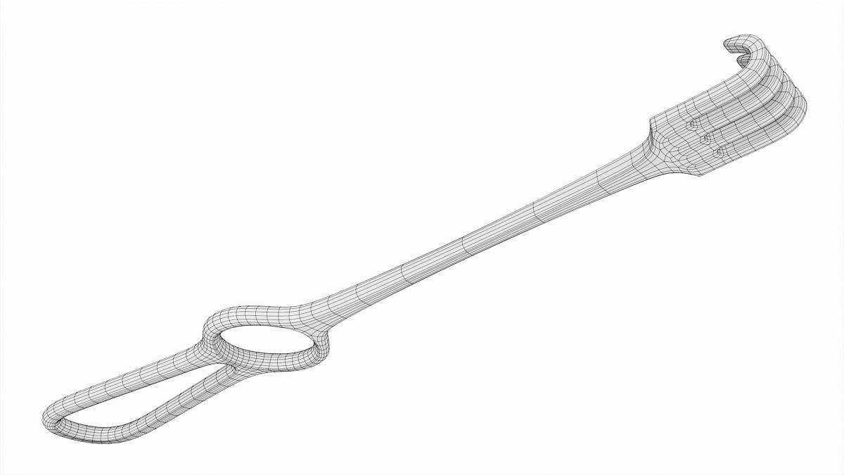 Operating Volkman Retractor Surgical Instrument