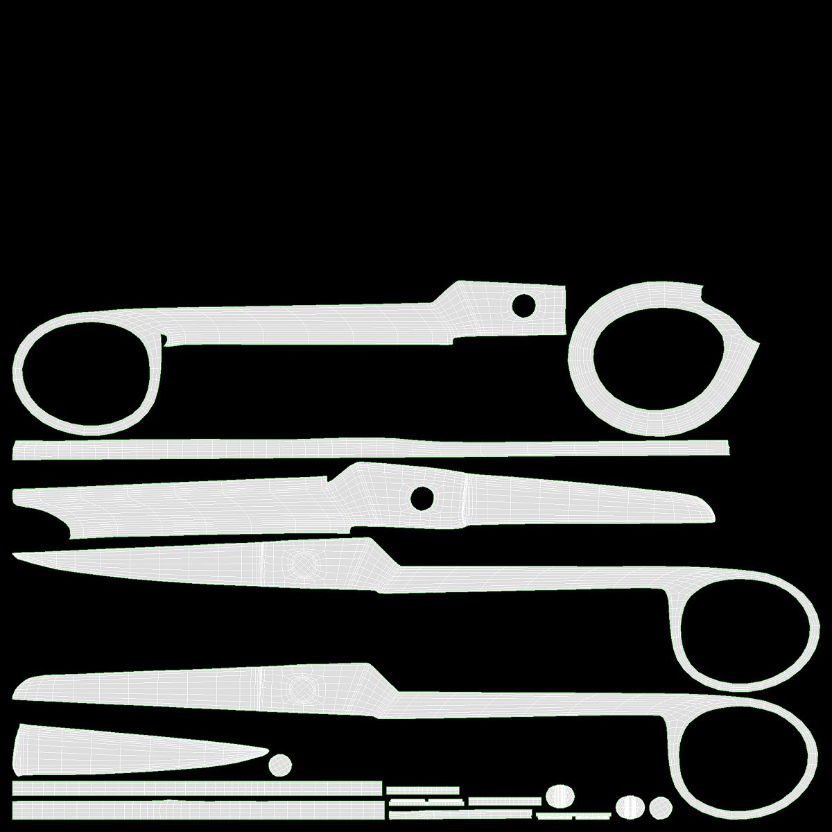 Operating Scissors Surgical Instrument