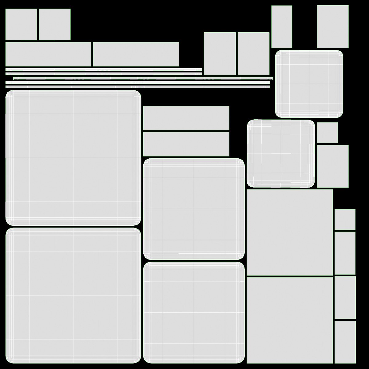 Three Tier Square Table