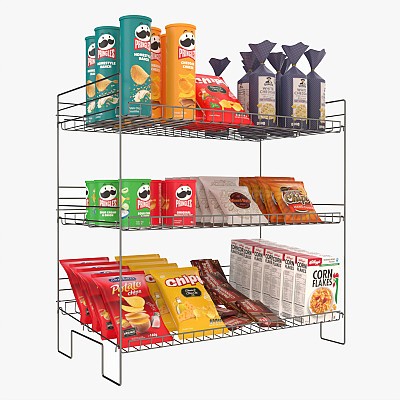 Store Wire Snack Shelf