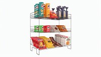 Store Wire Snack Shelf And Chip Rack