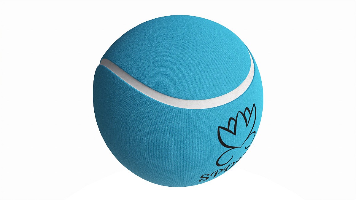 Tennis ball blue