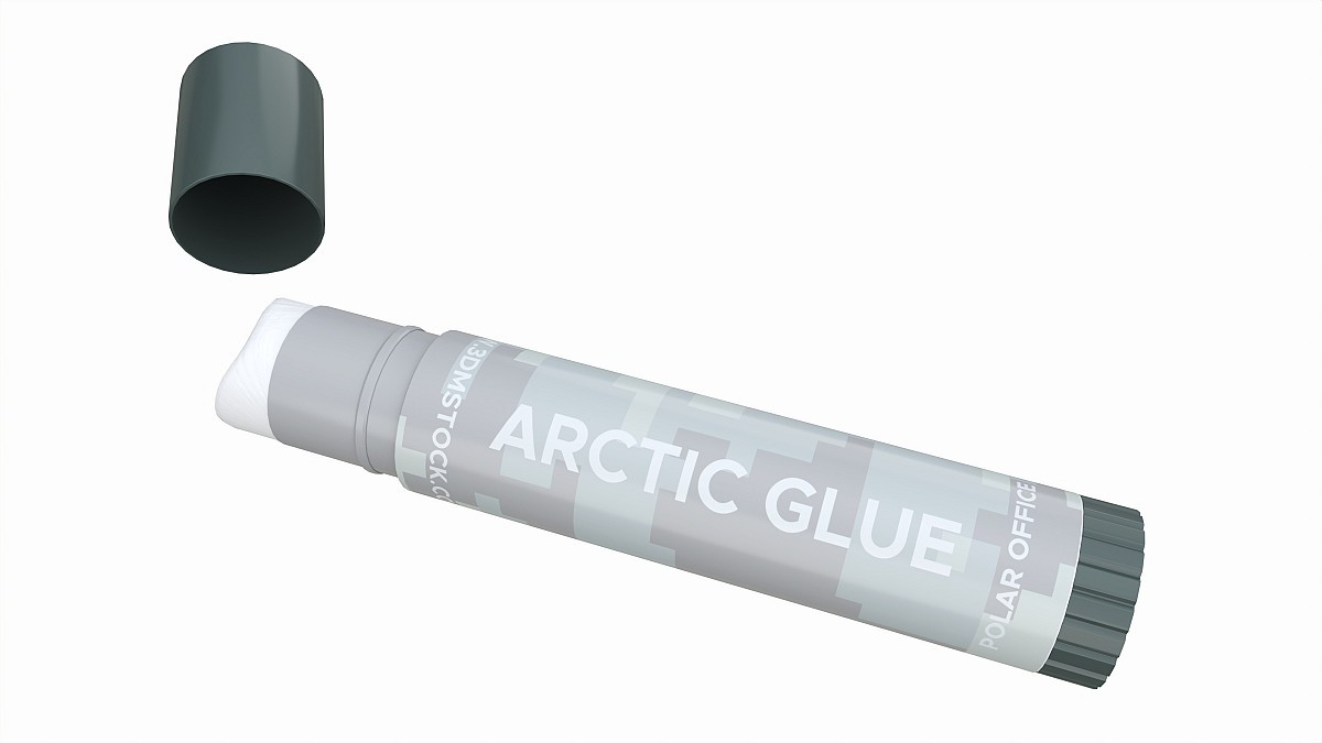 Office PVC glue stick mockup 01 open