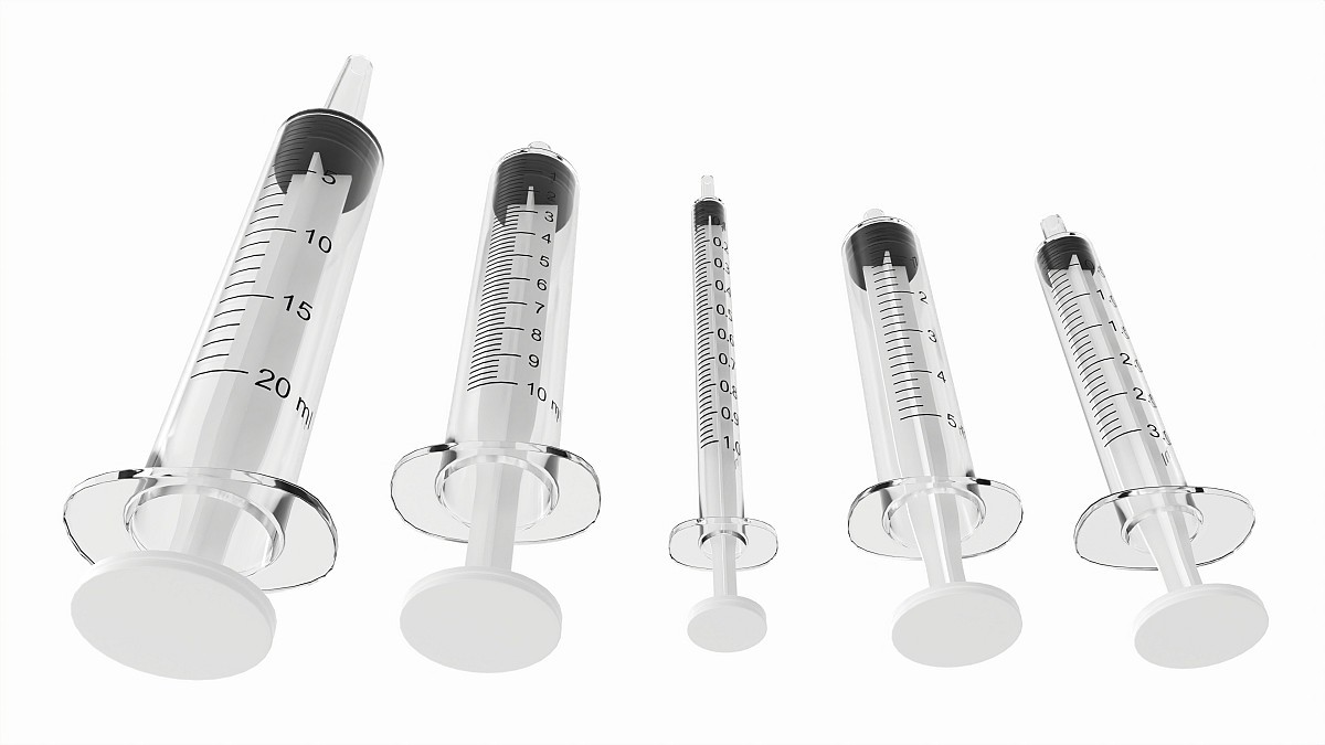 Plastic Syringes 1ml  3ml  5ml  10ml  20ml