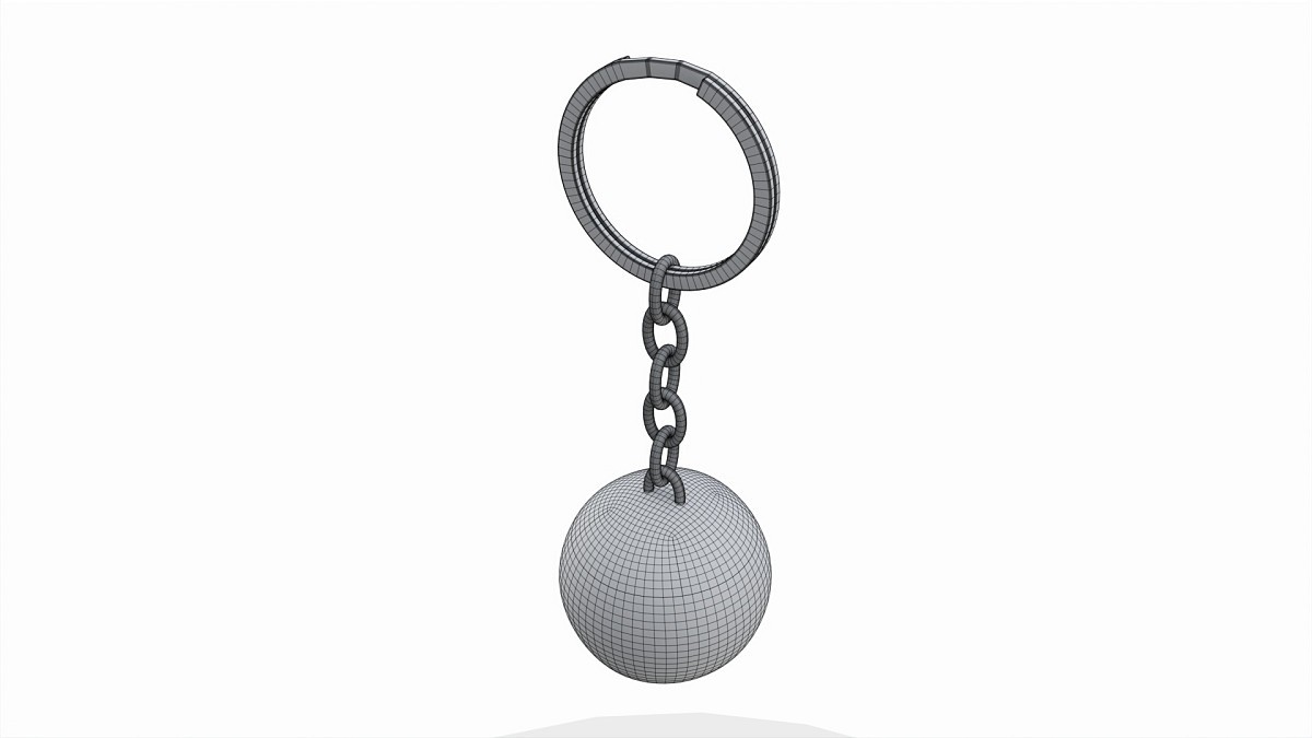 Pool Ball Key Chain