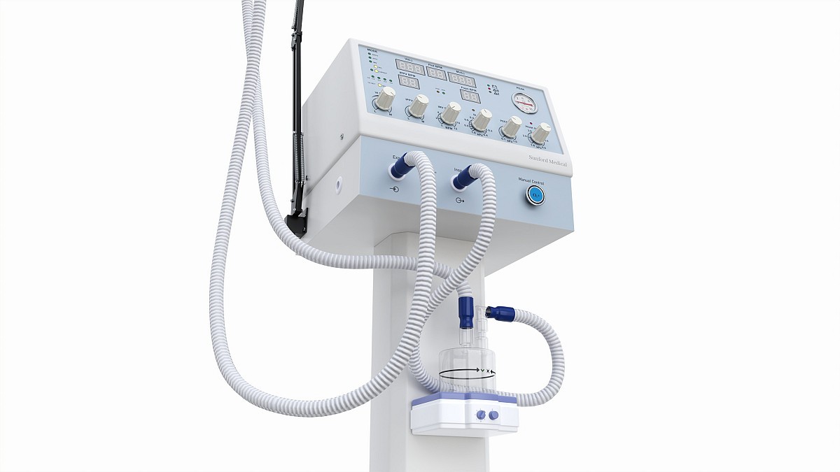 Mobile Electric Medical Lung Ventilator